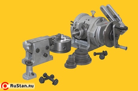 Универсальная делительная головка УДГ-Д-200А фото №1 УДГ-Д-200А фото №1