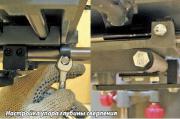 Комбинированный станок PKM-300 - Настройка упора глубины сверления Комбинированный станок PKM-300 - Настройка упора глубины сверления